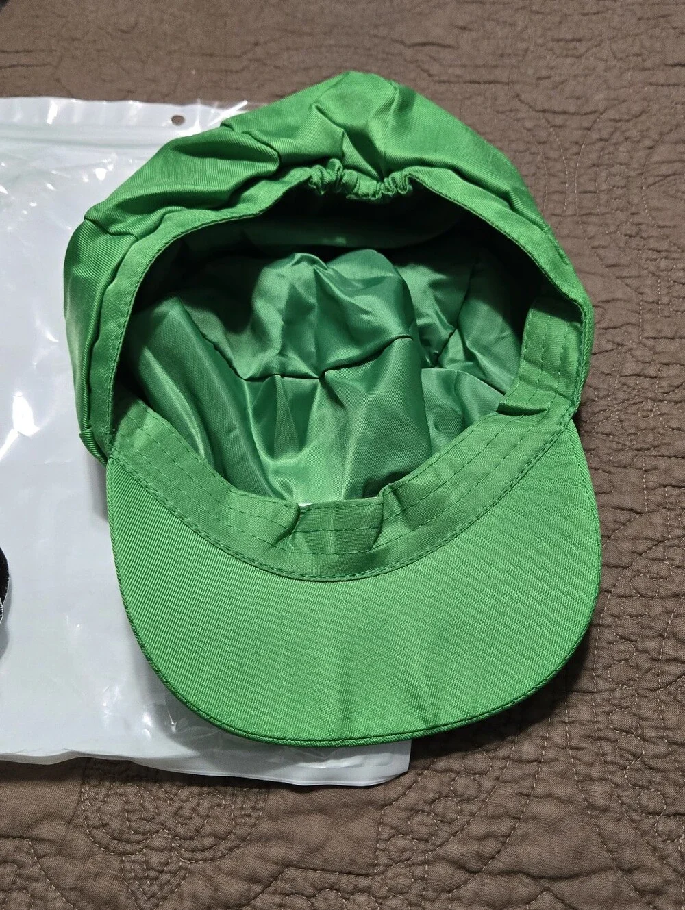 Mario and Luigi Deluxe Costume Accessories Set Super Mario Brothers Caps, OS